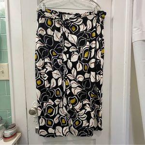 Abstract floral skirt